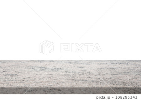 white marble stone table top isolated on white background for product display white marble stone table top isolated on white background for product display 108295343