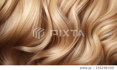 ブロンドヘアの背景「AI生成画像」 108296160