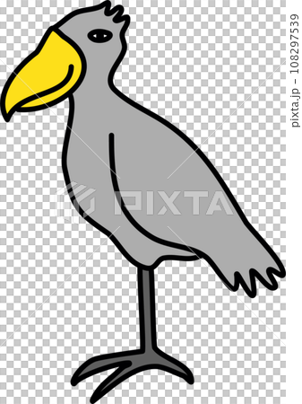 側身鯨頭鸛的插圖 108297539