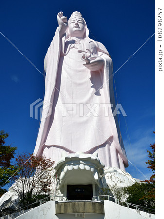 期間限定 薄ピンク色の仙台大観音 期間限定 薄ピンク色の仙台大観音 108298257