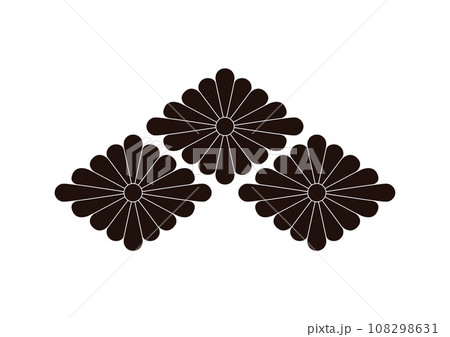 三つ盛菊菱 108298631