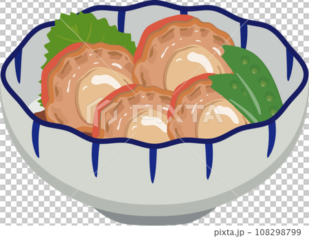 日式小碗煮扇貝 108298799