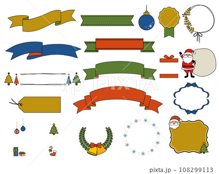 クリスマスのフレームセット 108299113