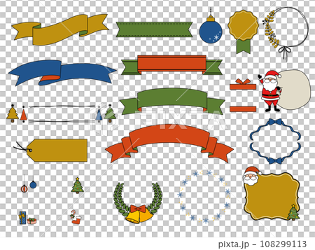クリスマスのフレームセット 108299113