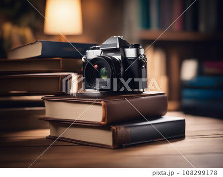 レトロなカメラと思い出の写真 レトロなカメラと思い出の写真 108299178