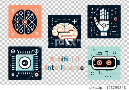 人工知能コンセプトのベクターイラスト 108299248