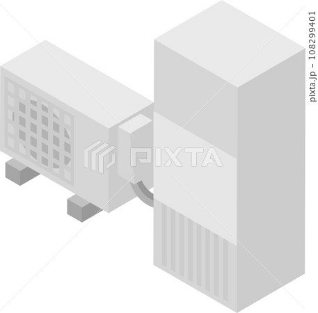 アイソメトリックな給湯機のアイコン素材 108299401