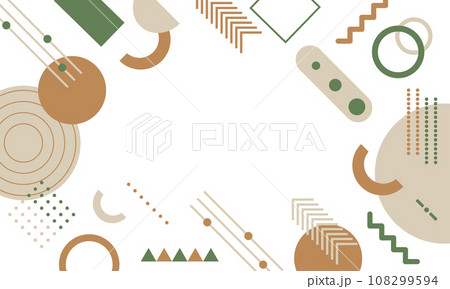 Abstract memphis background. Colorful pattern in 108299594