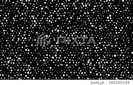 Abstract background with differents white dots like falling snow or snowflakes. Seamless background. 108300184