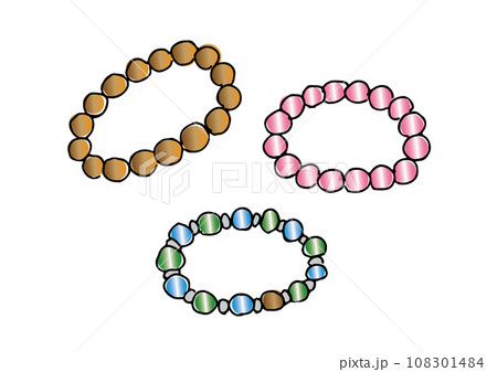 パワーストーンブレスレット（手書き） 108301484