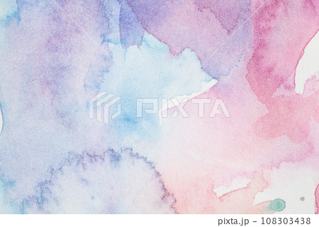 Watercolor paint stains. Background with faint texture and distressed vintage grunge and watercolor paint stains in elegant. Watercolor paint stains. Background with faint texture and distressed vintage grunge and watercolor paint stains in elegant. 108303438