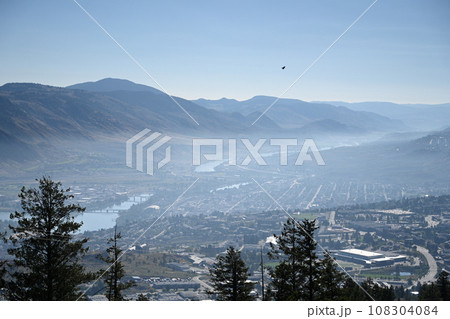 City of Kamloops, BC, CANADA. Kamloops cityscape. Canadian city of Kamloops in British Columbia City of Kamloops, BC, CANADA. Kamloops cityscape. Canadian city of Kamloops in British Columbia 108304084