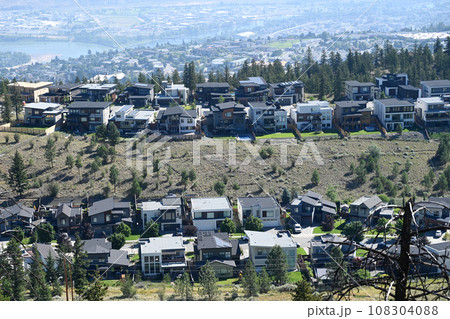 City of Kamloops, BC, CANADA. Kamloops cityscape. Canadian city of Kamloops in British Columbia City of Kamloops, BC, CANADA. Kamloops cityscape. Canadian city of Kamloops in British Columbia 108304088