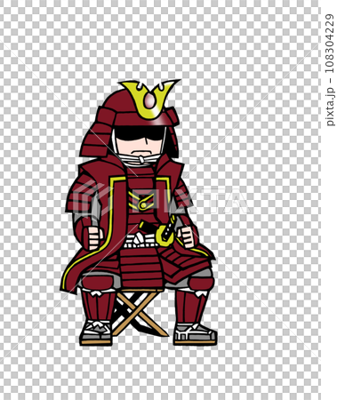 一般(坐著,左邊,紅色) 一般(坐著,左邊,紅色) 108304229