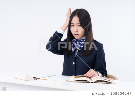 勉強する高校生 勉強する高校生 108304247