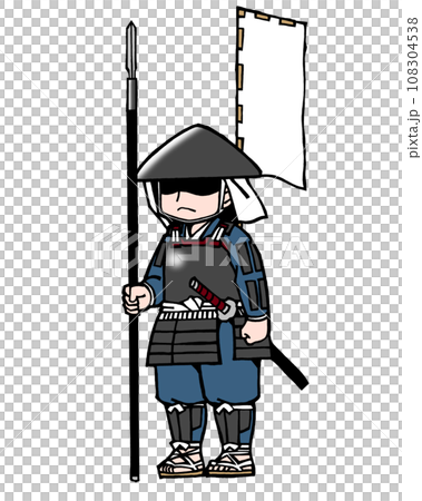 Ashigaru (Yari, right flag) 108304538