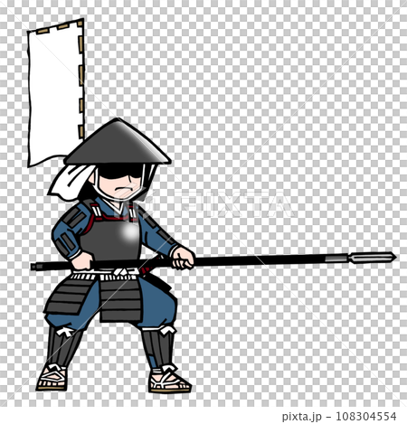 足輕（Yari-kamae，左第一旗） 108304554