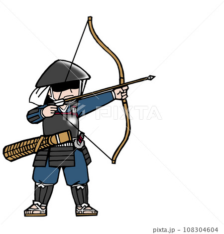 足軽（弓かまえ・左 108304604