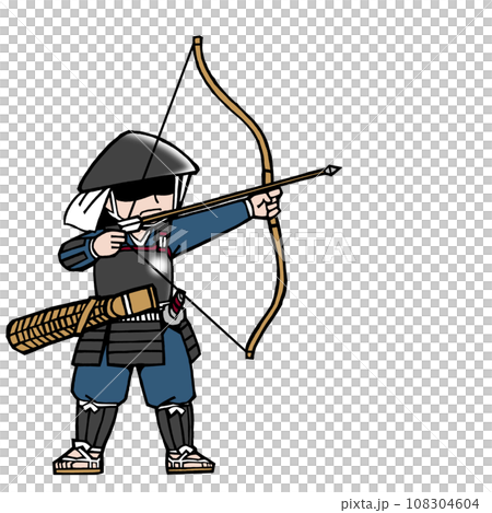 足軽（弓かまえ・左 108304604