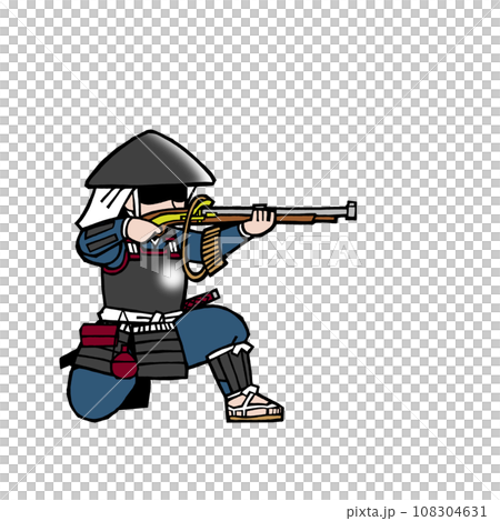 足軽（鉄砲・左座・ 108304631