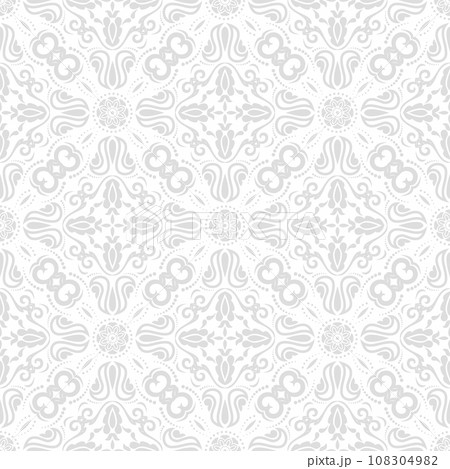 Orient Damask Seamless Vector Wallpaper With Arabesques 108304982