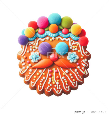 cute Christmas gingerbread decoration. cute Christmas gingerbread decoration. 108306308