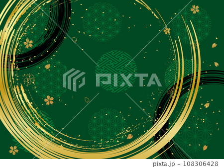 筆模様和柄背景1841 108306428