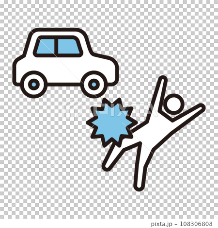 人身事故　保険　アイコン 108306808