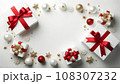 赤いリボンのプレゼントのイメージ 108307232
