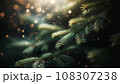 キラキラしたクリスマスツリー 108307238