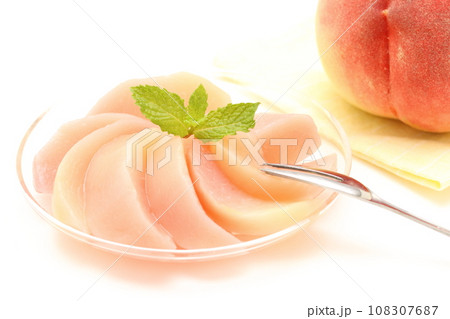 桃のコンポート 桃のコンポート 108307687