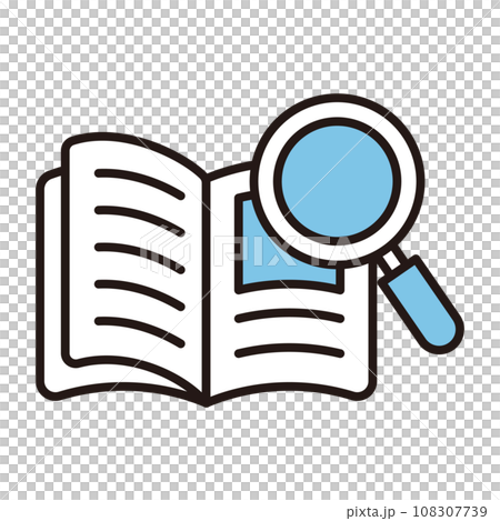 紙張和搜尋圖標 紙張和搜尋圖標 108307739