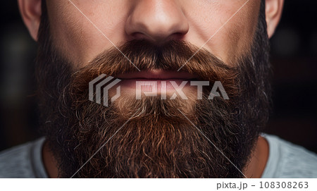 Perfect beard Close up. 108308263