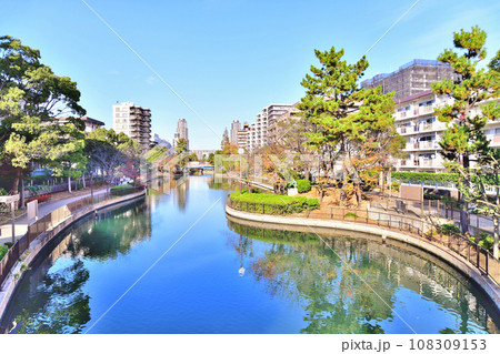 横十間川親水公園／千砂橋よりの眺め(東京都江東区)【2020.11】 108309153