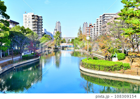 横十間川親水公園／千砂橋よりの眺め(東京都江東区)【2020.11】 108309154
