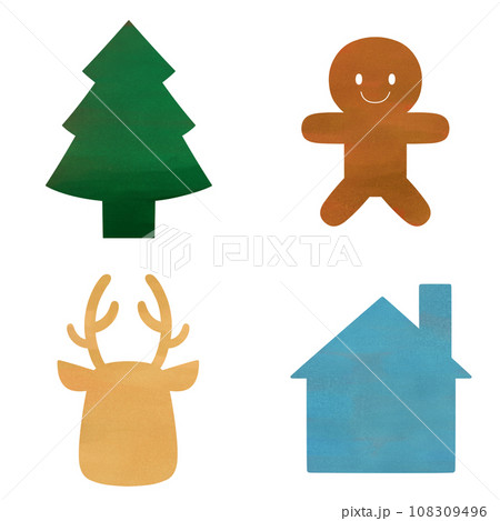 クリスマス　イラスト　セット 108309496