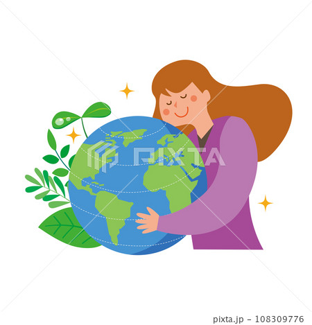 地球を大切にする女性 108309776