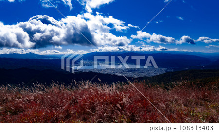 高ボッチ高原から見た景色 108313403