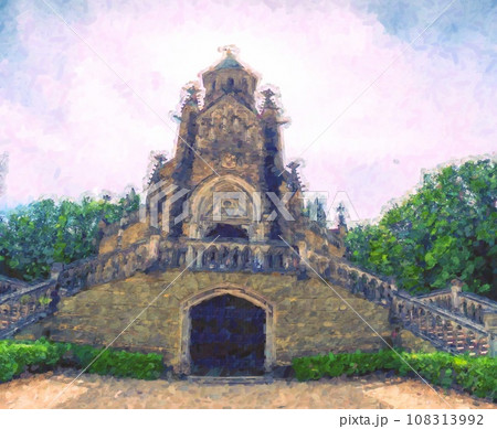 The tomb of the Schwarzenberg princely family, an impressive and magnificent building 108313992