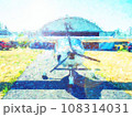 Detail of sport airplane on airport during exhibition day 108314031