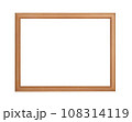 シンプルな白木の木製フレーム 108314119