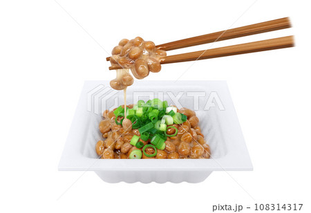 納豆 イラスト リアル 箸 セット 納豆 イラスト リアル 箸 セット 108314317