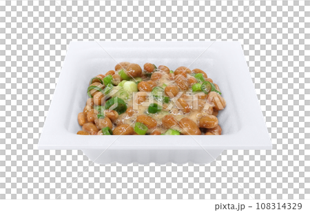 納豆插畫真實 108314329