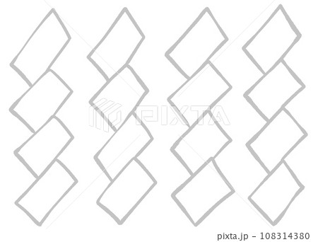 白い紙垂のイラスト 108314380