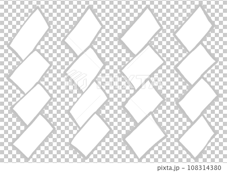 白い紙垂のイラスト 108314380