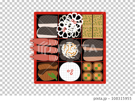 正月料理おせち　二の重 108315955