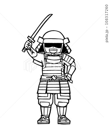 武者（勝どき2・前・モノクロ 108317260