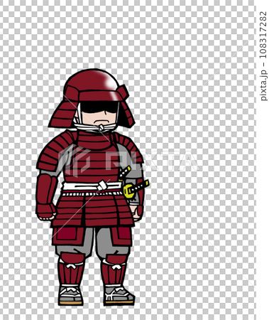 武者（立・左・赤 108317282