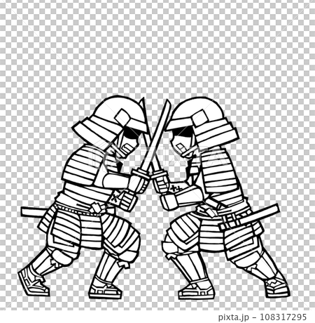 Warrior (battle/monochrome) 108317295