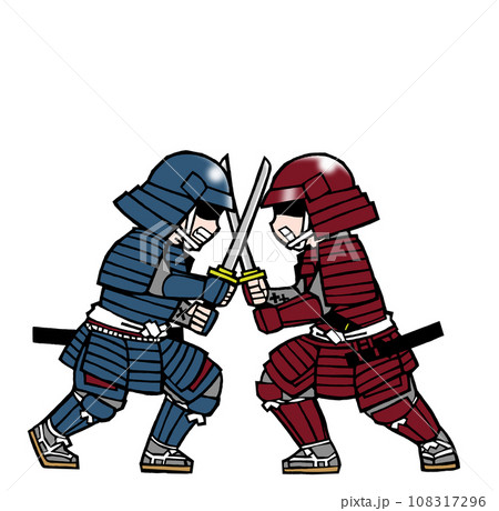 武者(戦闘・青×赤 武者(戦闘・青×赤 108317296